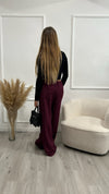 Pantalone “Ava” Bordeaux