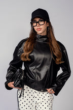 GIACCA BOMBER NERA