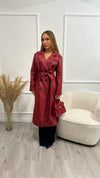 Trench “J adore” Bordeaux