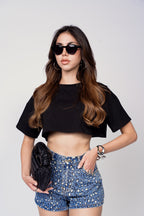 T-SHIRT CROPPED BASIC