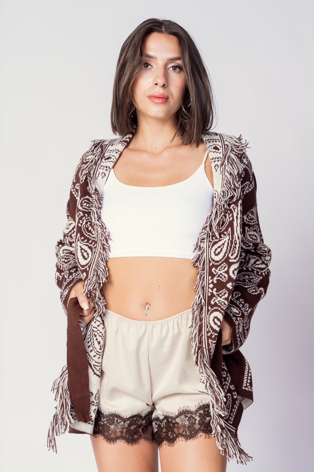 CULOTTE IN PIZZO BICOLOR