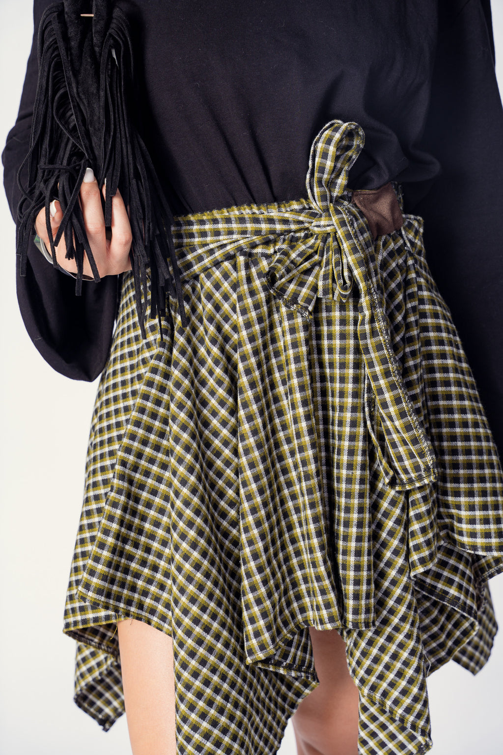GONNA A CAMICIA LUCY VERDE