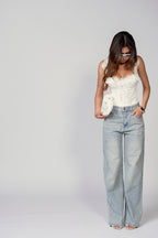 JEANS LOVELY STRASS
