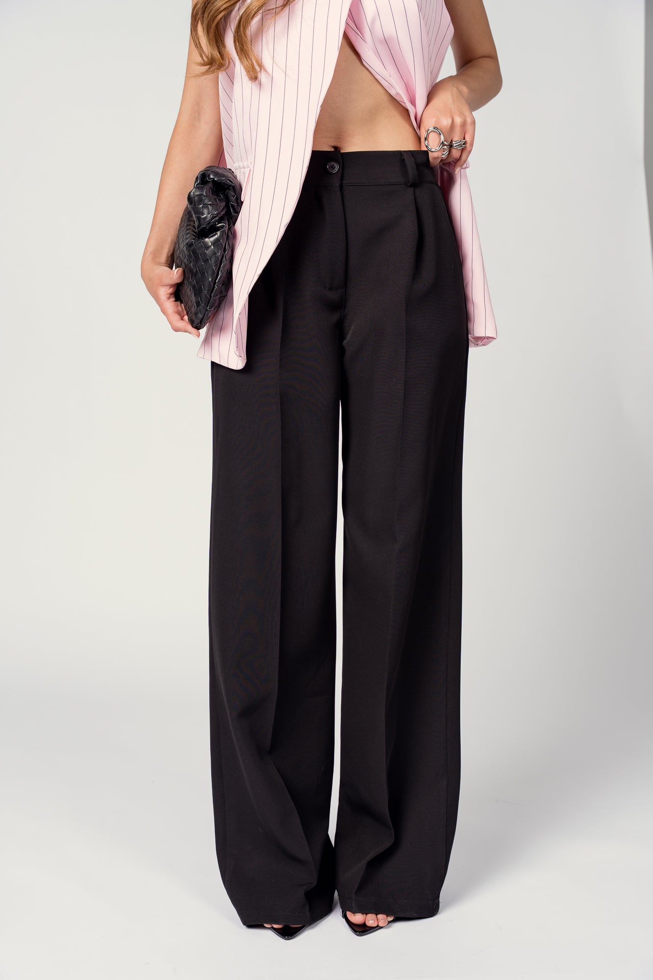 PANTALONE SARTORIALE NERO