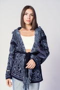 CARDIGAN ATZECO BLU