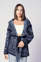 CARDIGAN ATZECO BLU