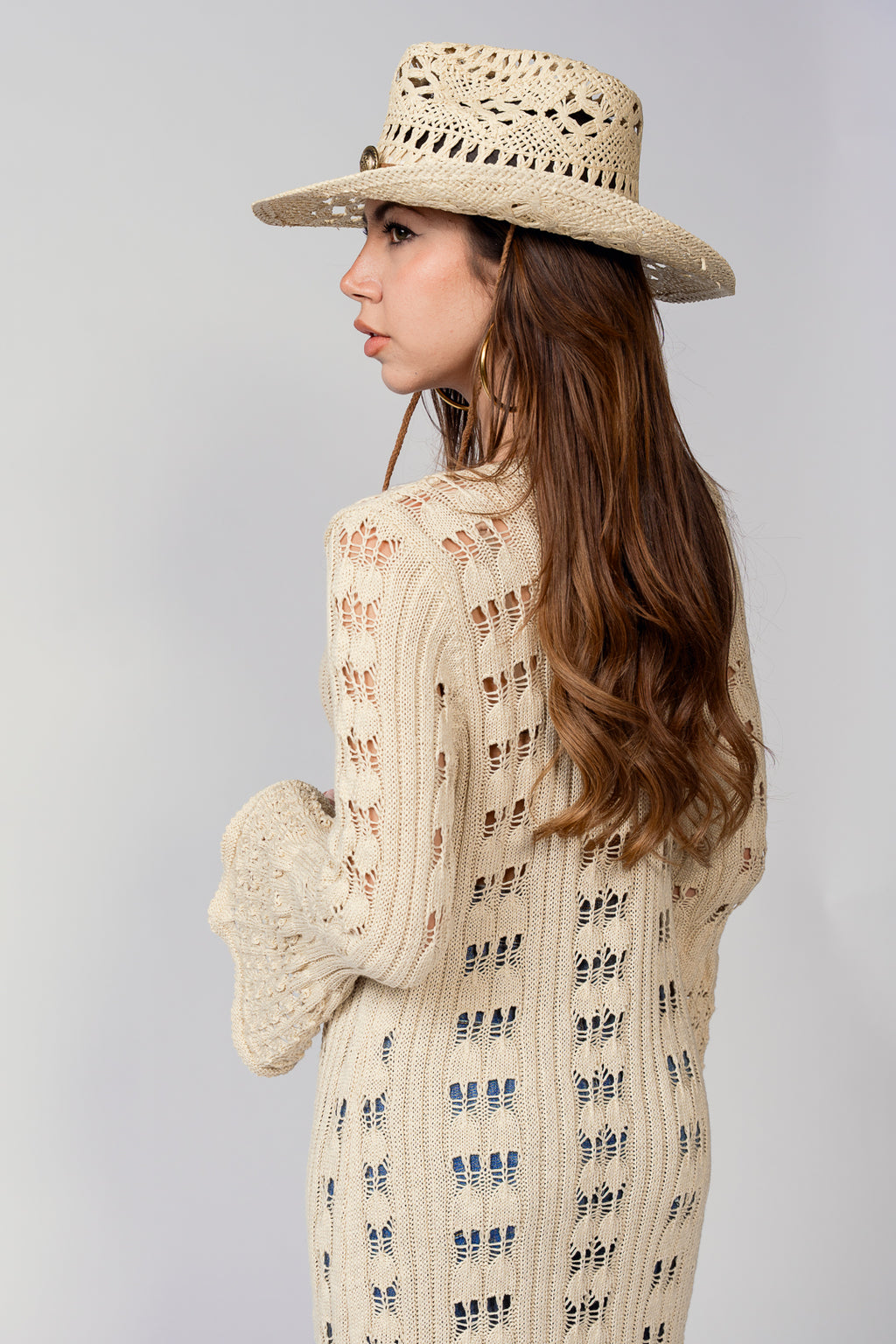 CARDIGAN TRAFORATO PALM BEACH