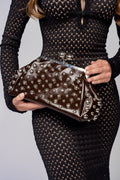 CLUTCH WANDA MARRONE