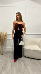 Top Fiocco Bordeaux