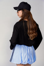 MAGLIA CON SPALLINA IMBOTTITA