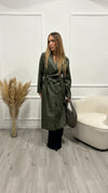 Trench “J adore” Verde Militare