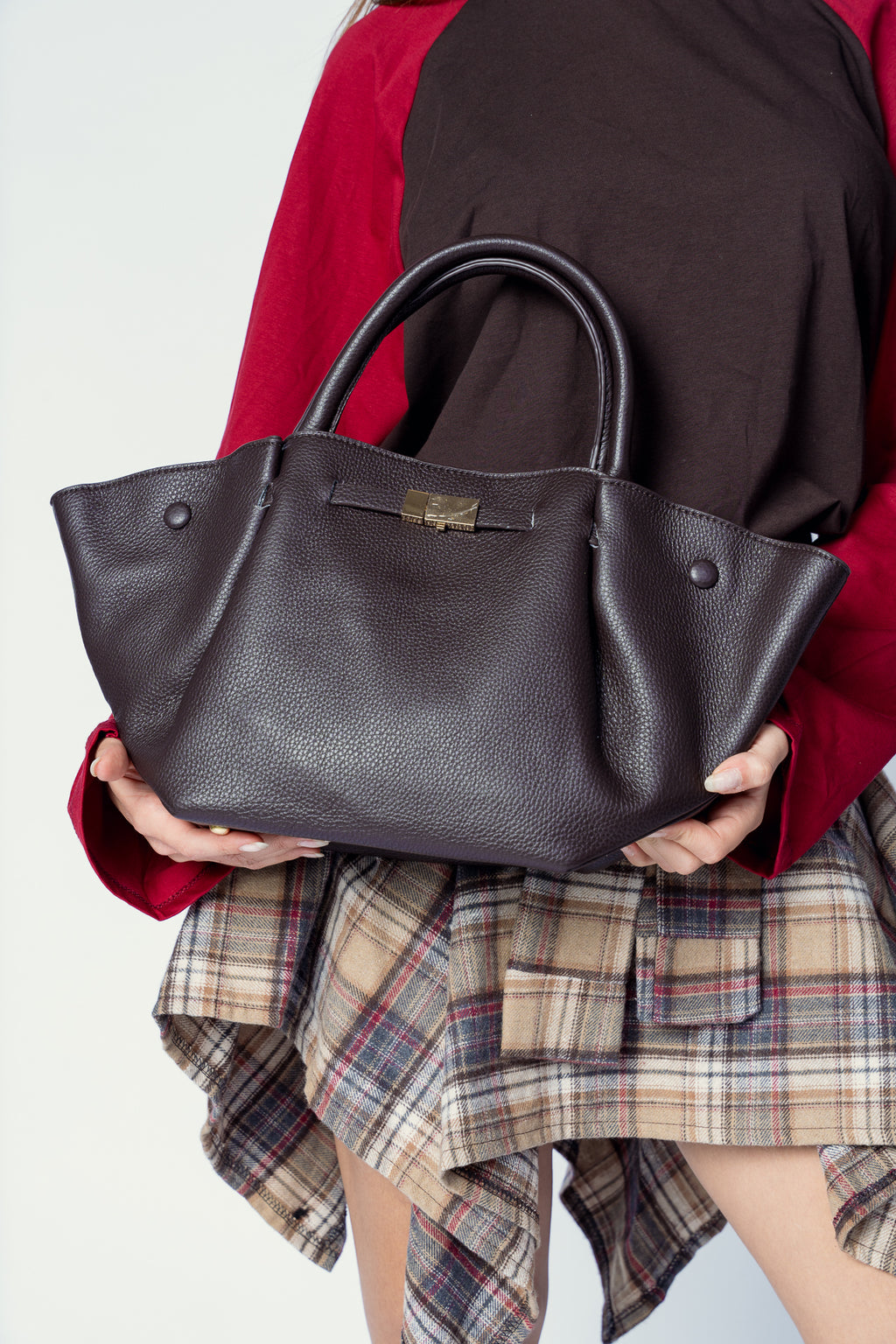 NADINE BROWN TOTE BAG