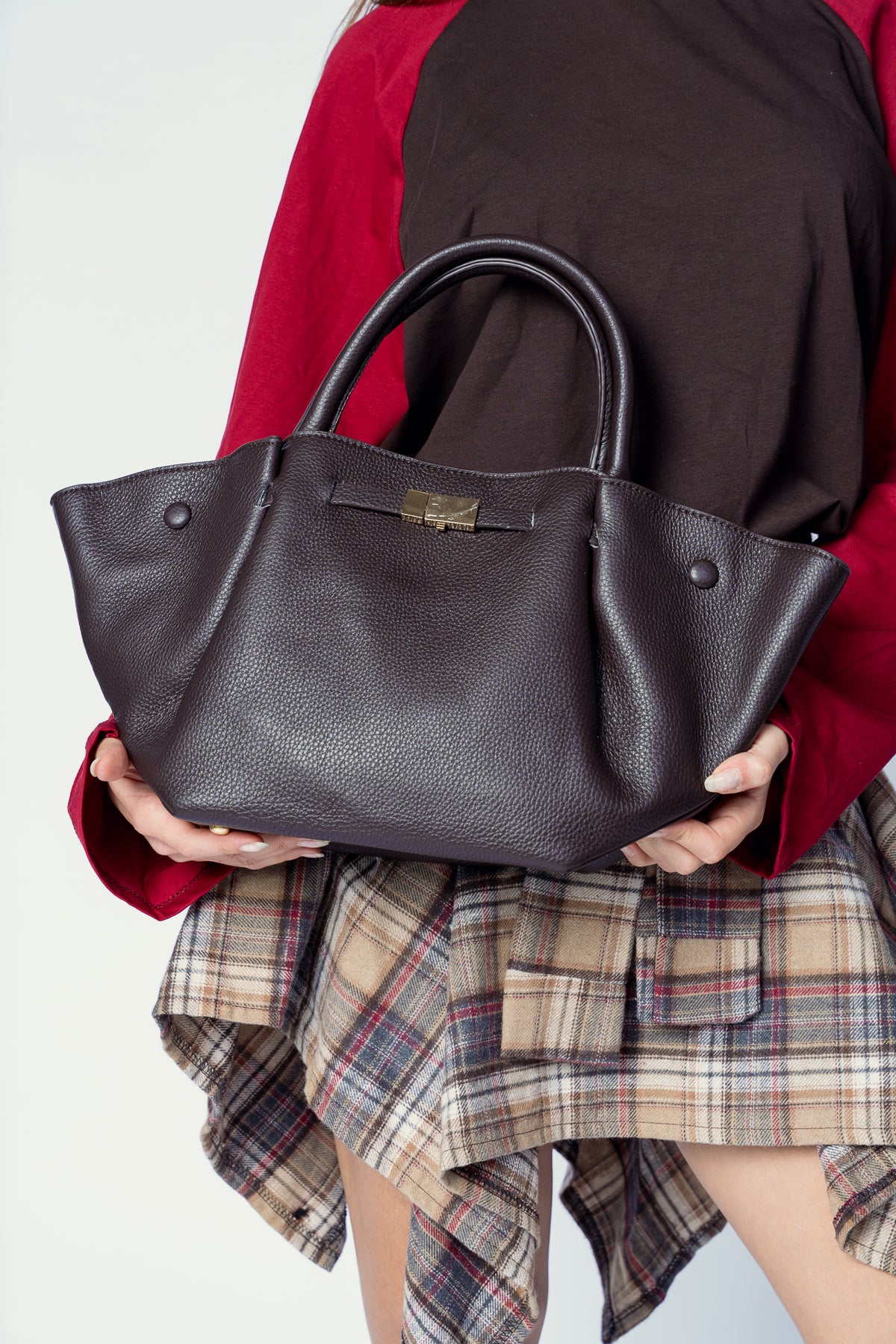 NADINE BROWN TOTE BAG