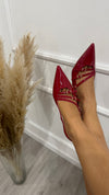 Slingback Rossa Lucida