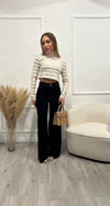 Maglia Righe  Panna e Beige