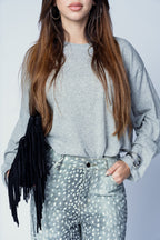 T SHIRT BASIC GRIGIO