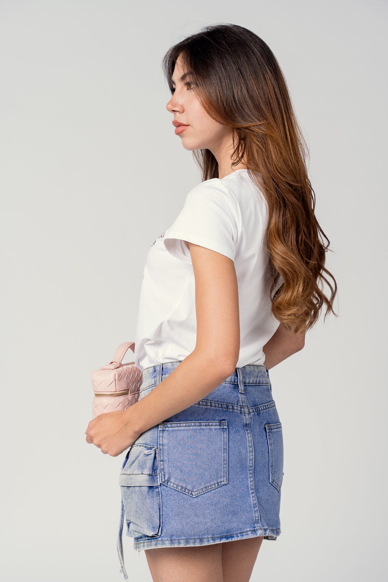MINI DENIM SKORT