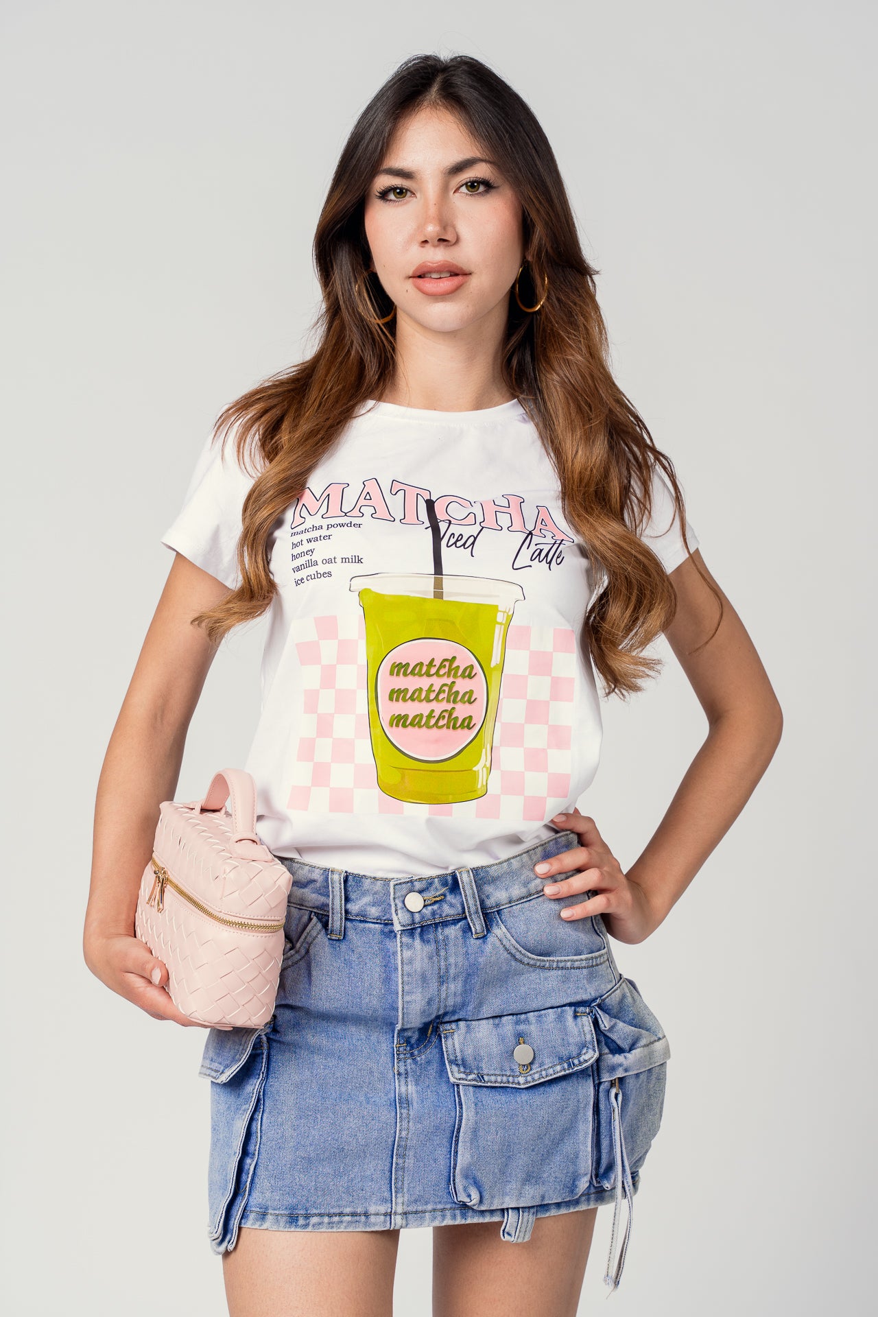 MINI DENIM SKORT