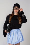 MAGLIA CON SPALLINA IMBOTTITA
