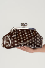 CLUTCH WANDA MARRONE