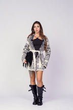 CARDIGAN AZTECO BIANCO
