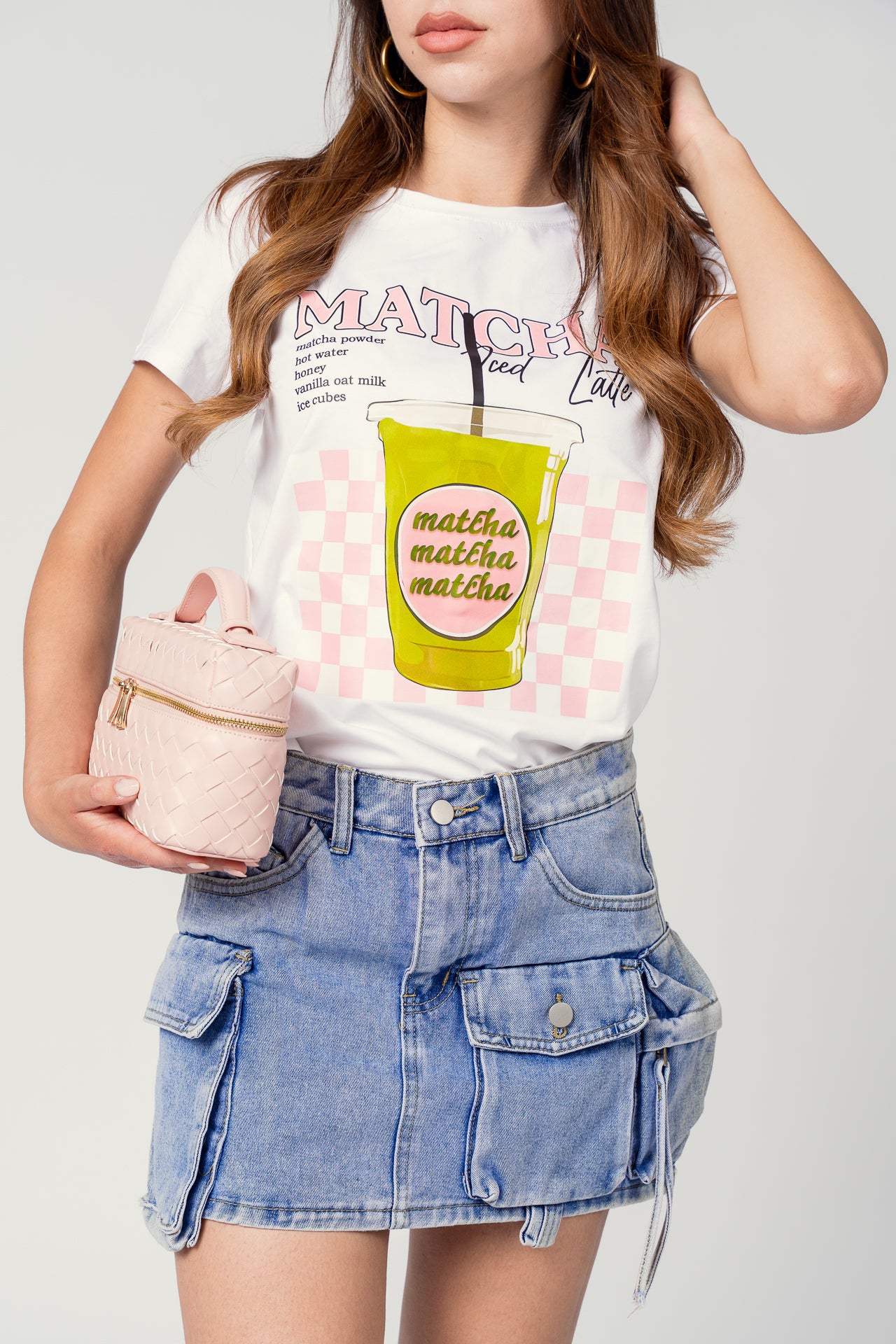 MINI DENIM SKORT
