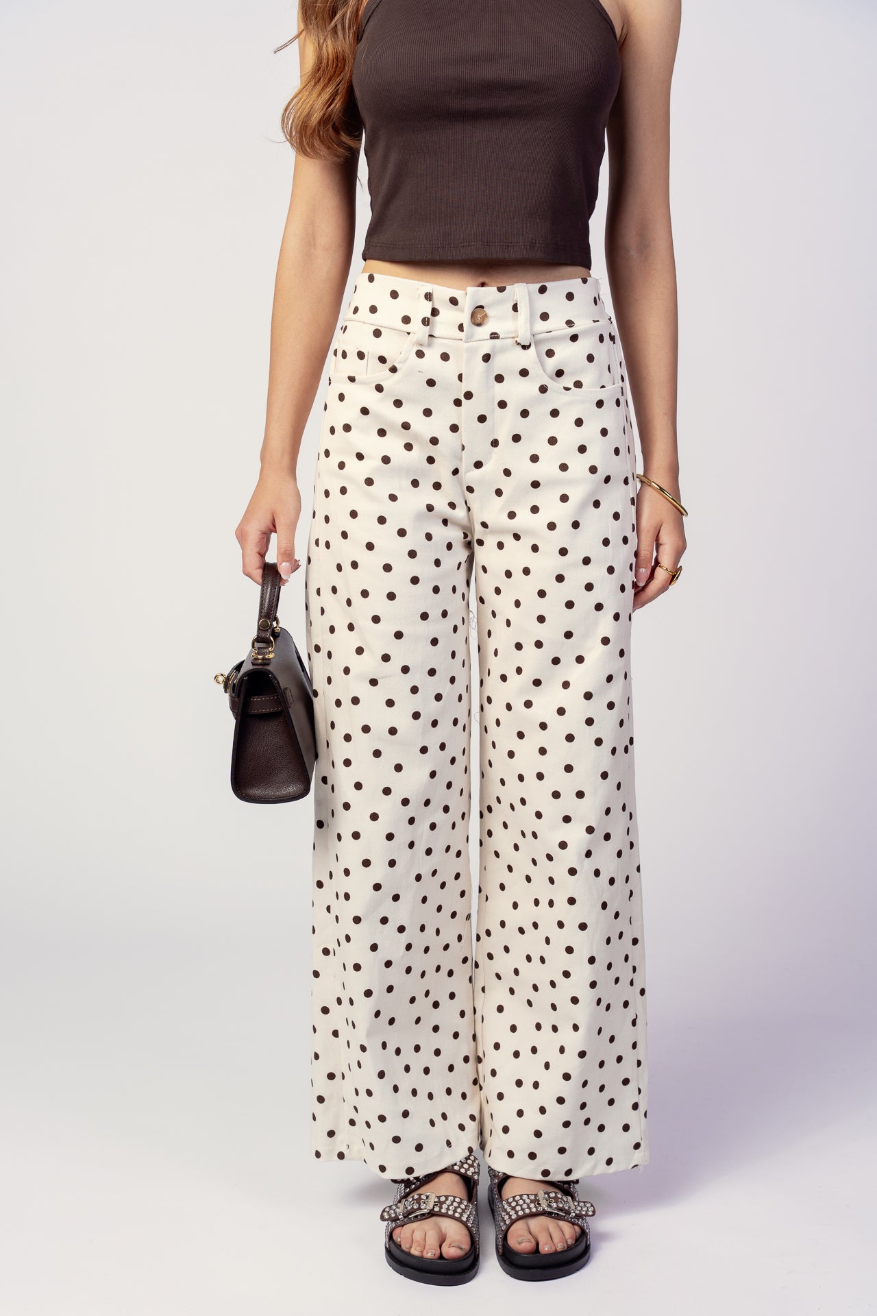 JEANS POIS COLOR