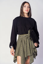 GONNA A CAMICIA LUCY VERDE
