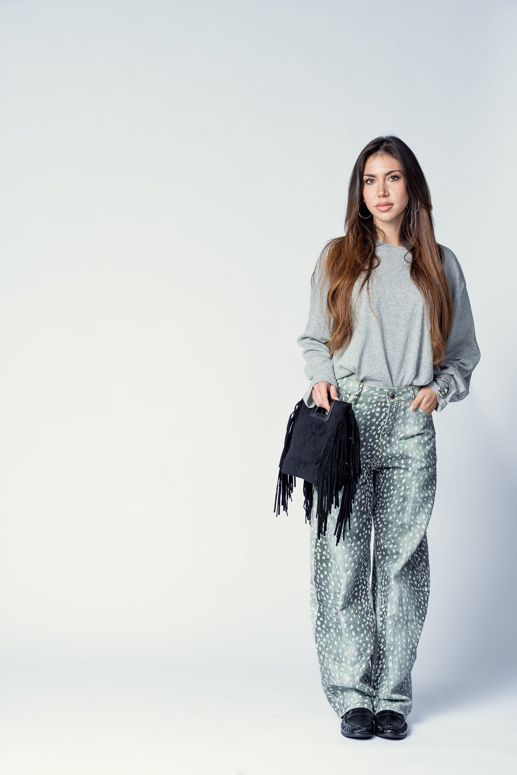 JEANS BAMBI GREY