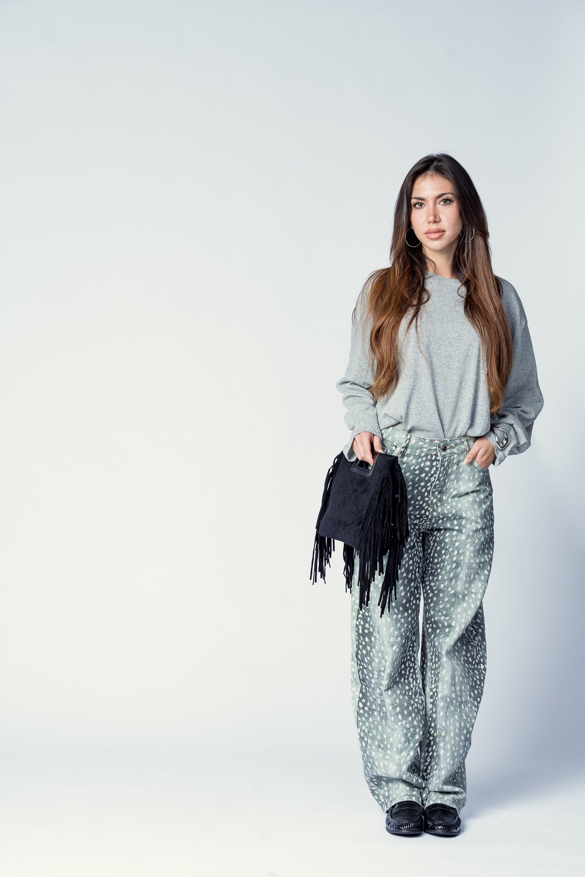 JEANS BAMBI GREY