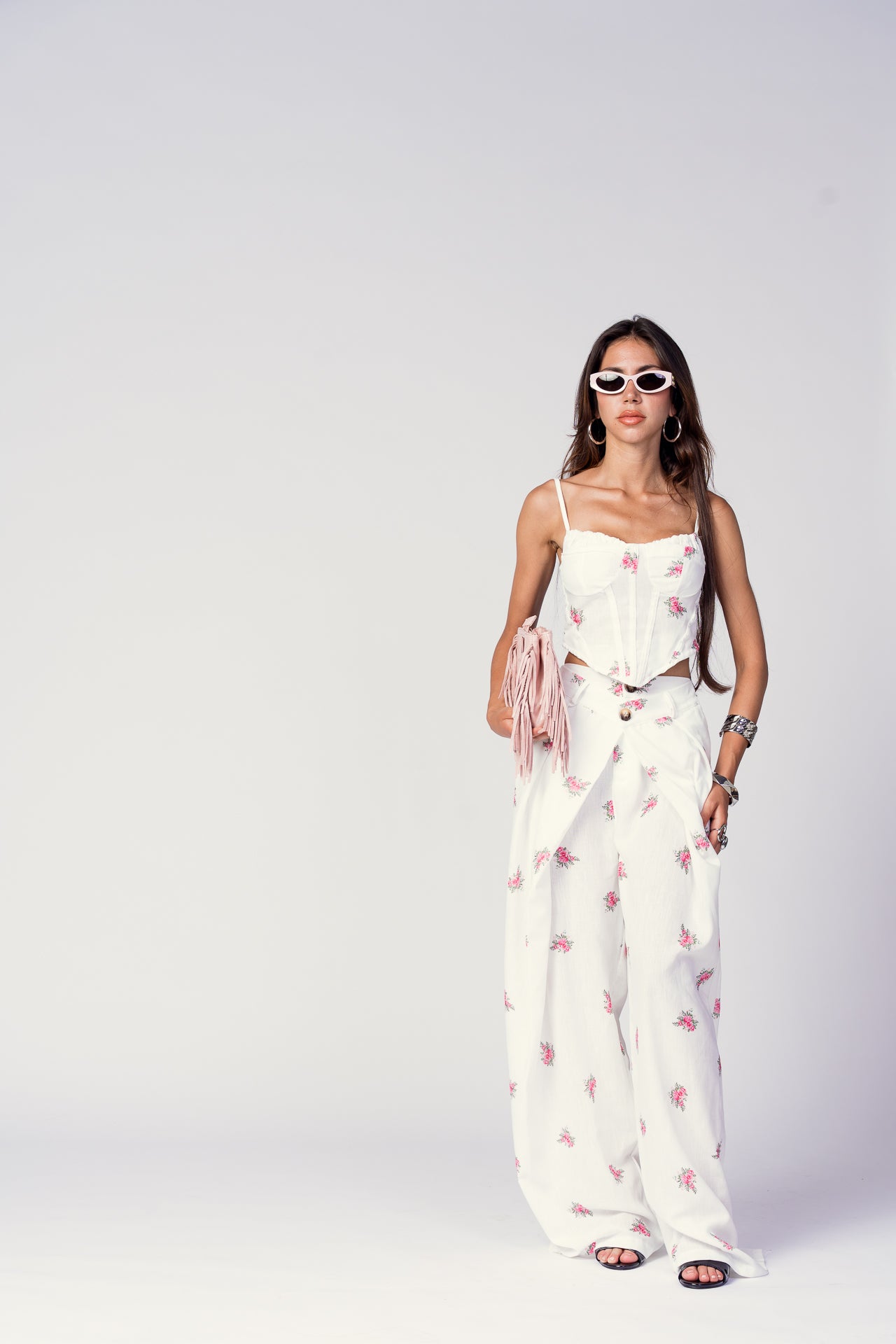 CO/ORD FLOWERS PINK