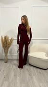 Jumpsuit “Kim” Bordeaux