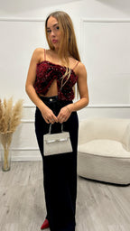 Top Fiocco Bordeaux