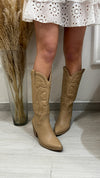 Stivali Camperos Beige