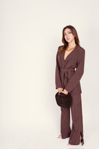 Tailleur Athena Marrone