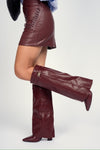 Stivale Naomi Bordeaux