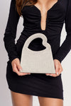 Borsa Heart Strass