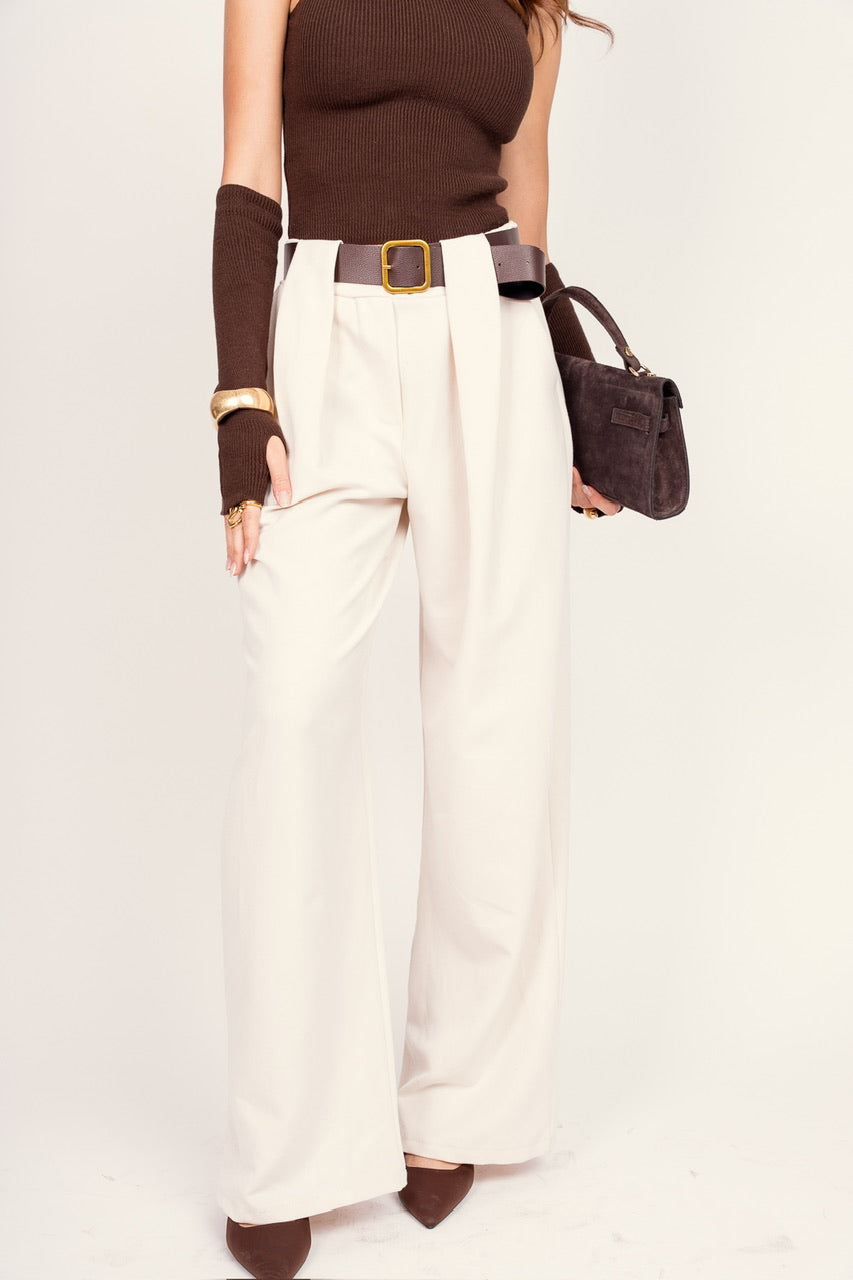 Pantalone Florence Beige