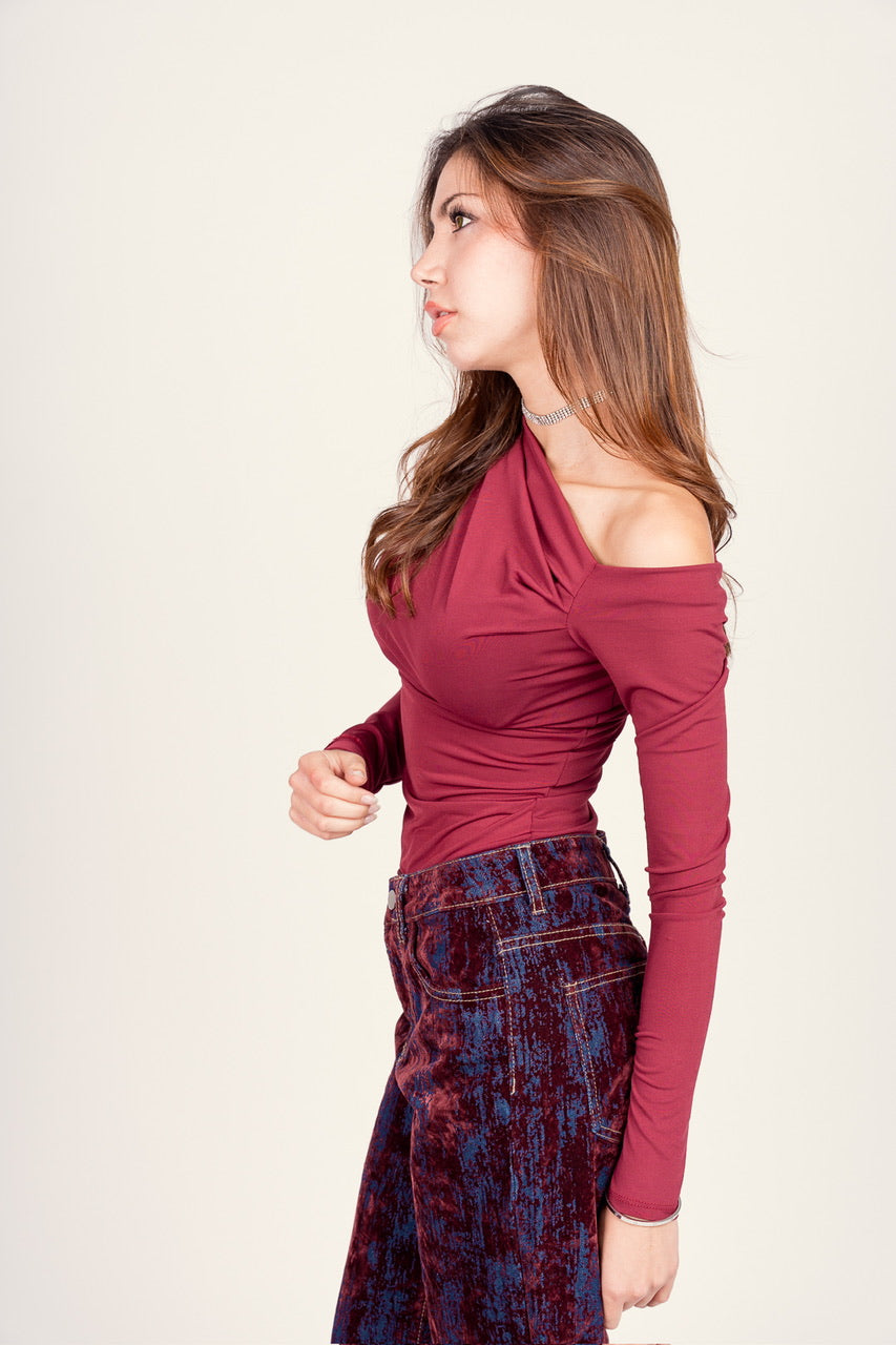 Maglia Kim Bordeaux