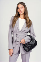 Tailleur Athena Gessato Grigio