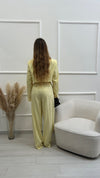 Abito crop giallo